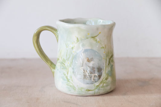 Pale Blue Fairy Tulip Mug