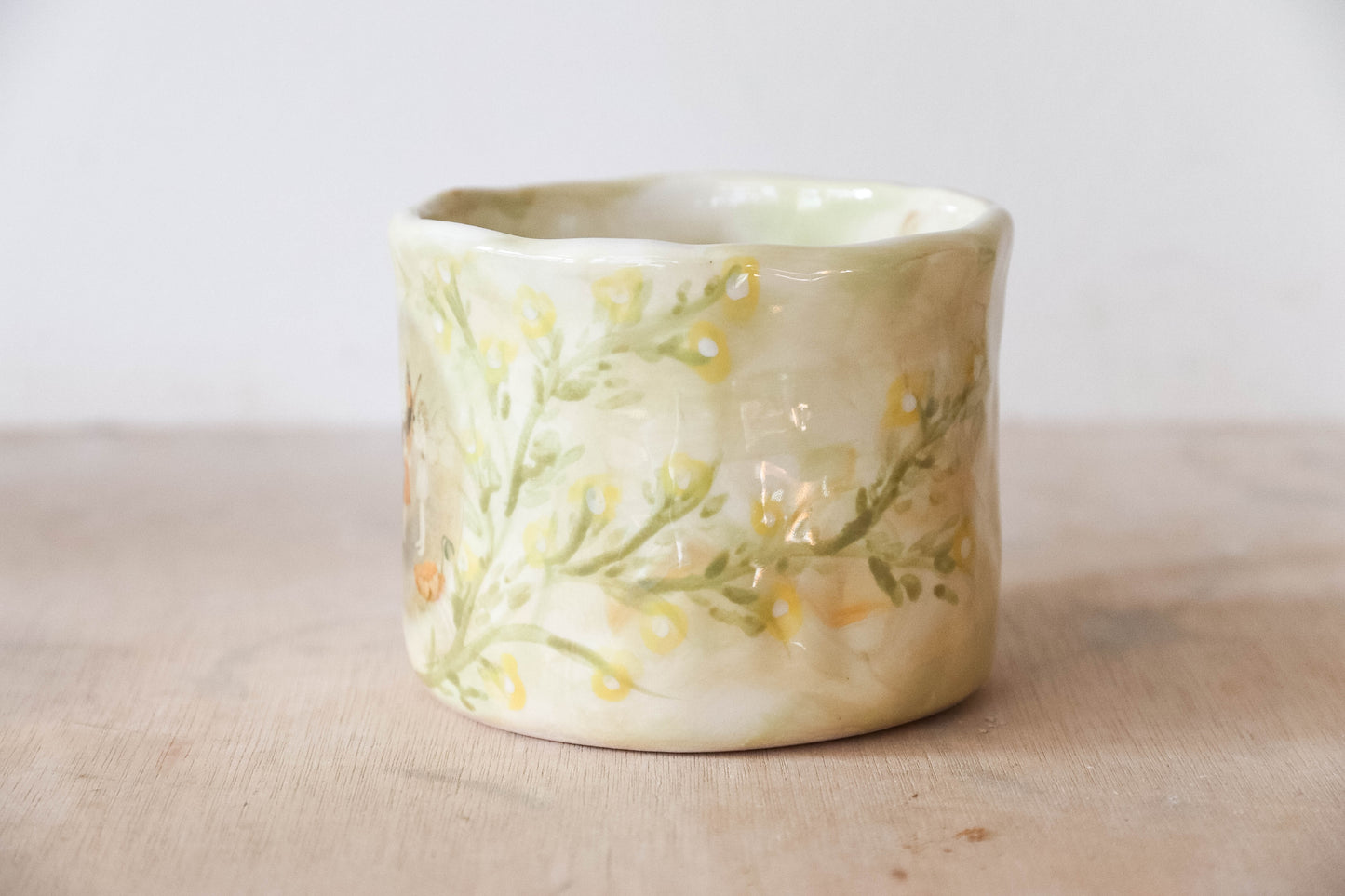 Orange Butterfly Fairy Mug Large