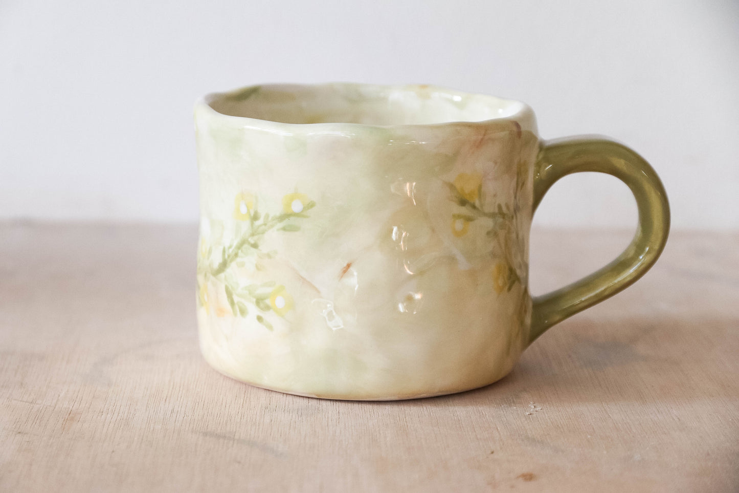 Orange Butterfly Fairy Mug Large