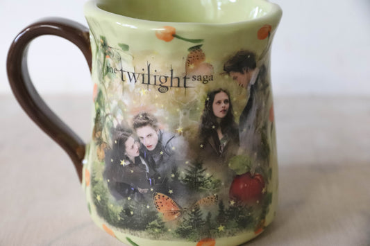 Green Twilight Tulip Mug