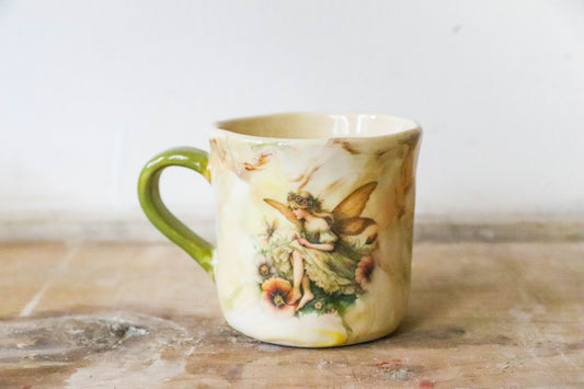 Cream Flower Fairy Small Mug