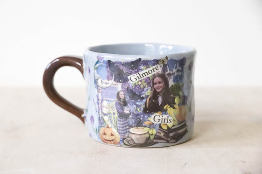 Gilmore Girls Blue Floral Mug Large