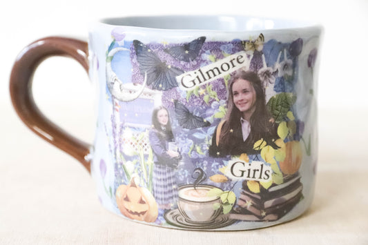 Gilmore Girls Blue Floral Mug Large