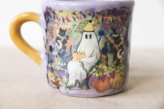 Purple Ghost Small Mug