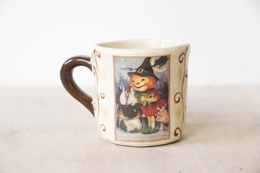 Vintage Halloween Pumpkin Small Mug