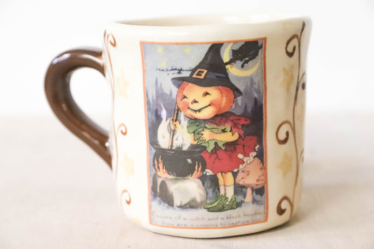 Vintage Halloween Pumpkin Small Mug