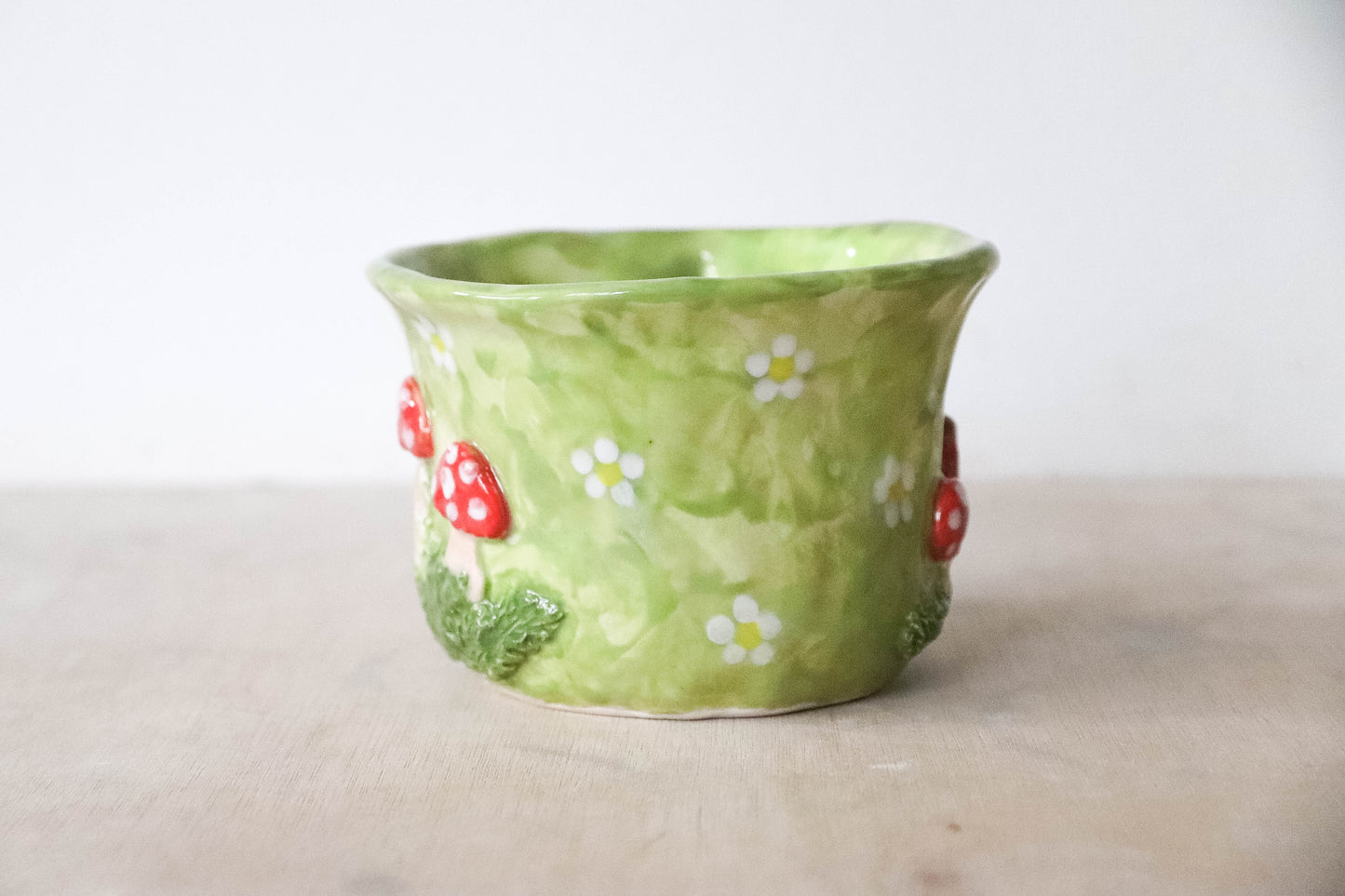 Green Toadstool Mug