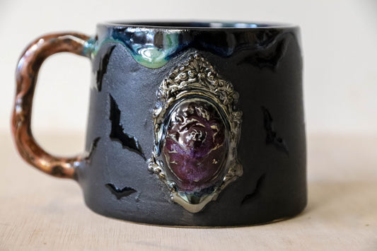 Gothic Rose Stoneware Mug