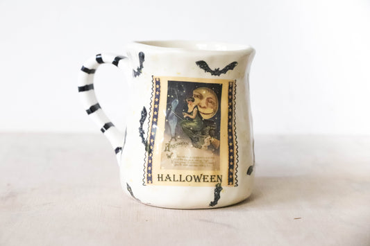 Vintage Halloween Witch Tulip Mug