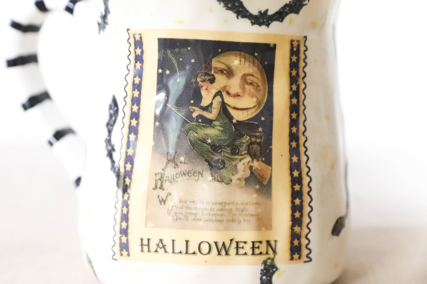 Vintage Halloween Witch Tulip Mug