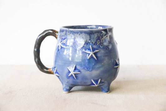 Blue Starry Cauldron Mug