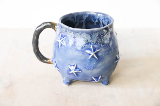 Blue Starry Cauldron Mug