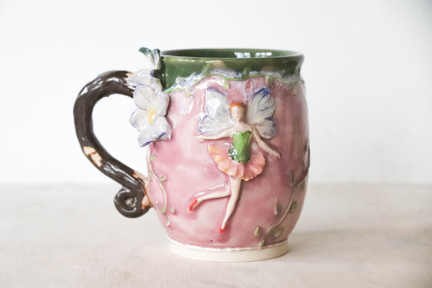 Violet Fairy Stoneware Mug