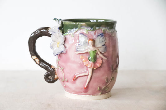 Violet Fairy Stoneware Mug