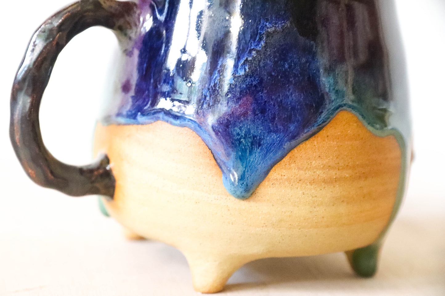 Witch Hat Cauldron Stoneware Mug