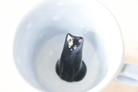 Peekaboo Cat Practical Magic Mug