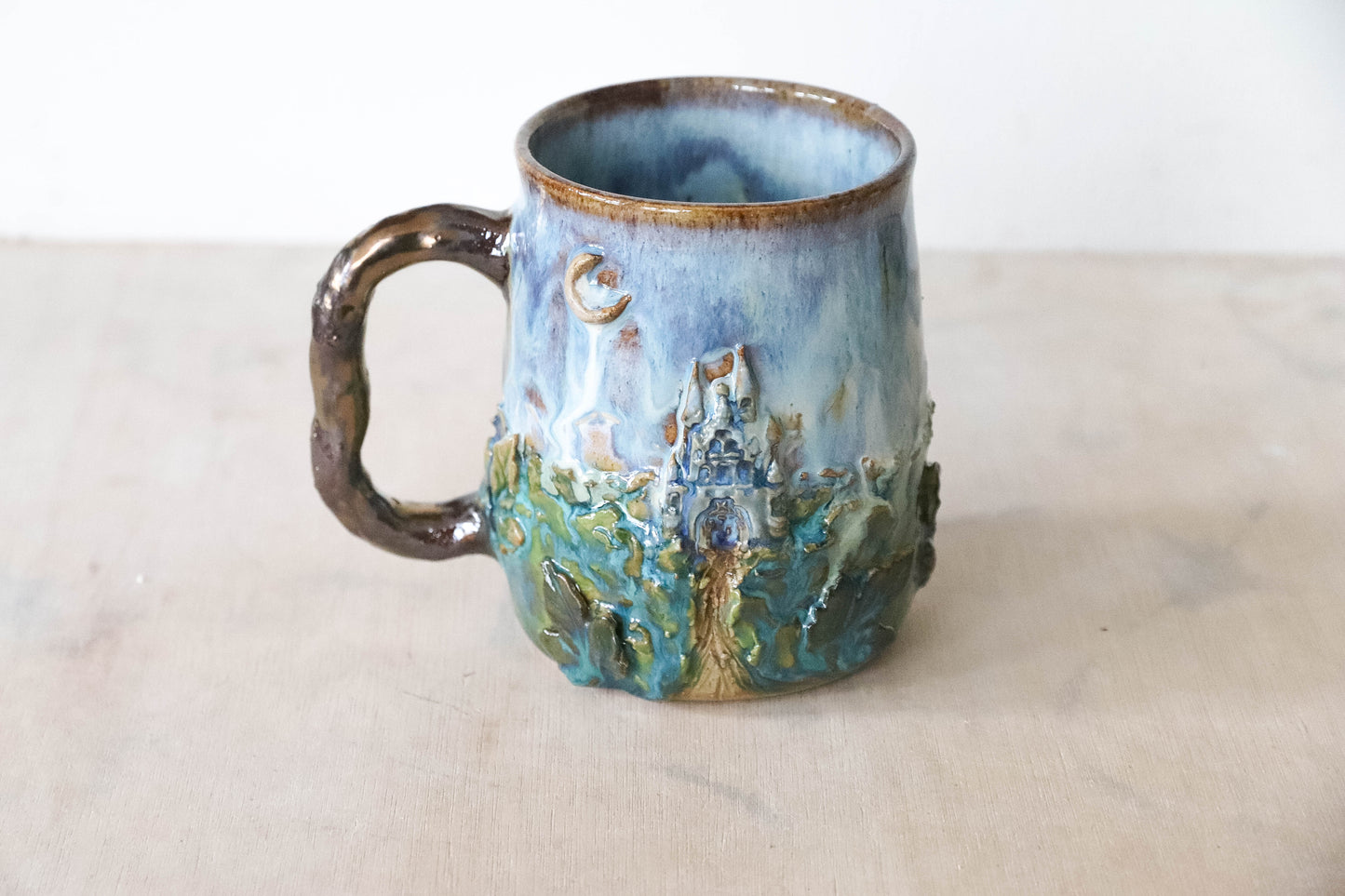 Fantasy Castle Stoneware Mug