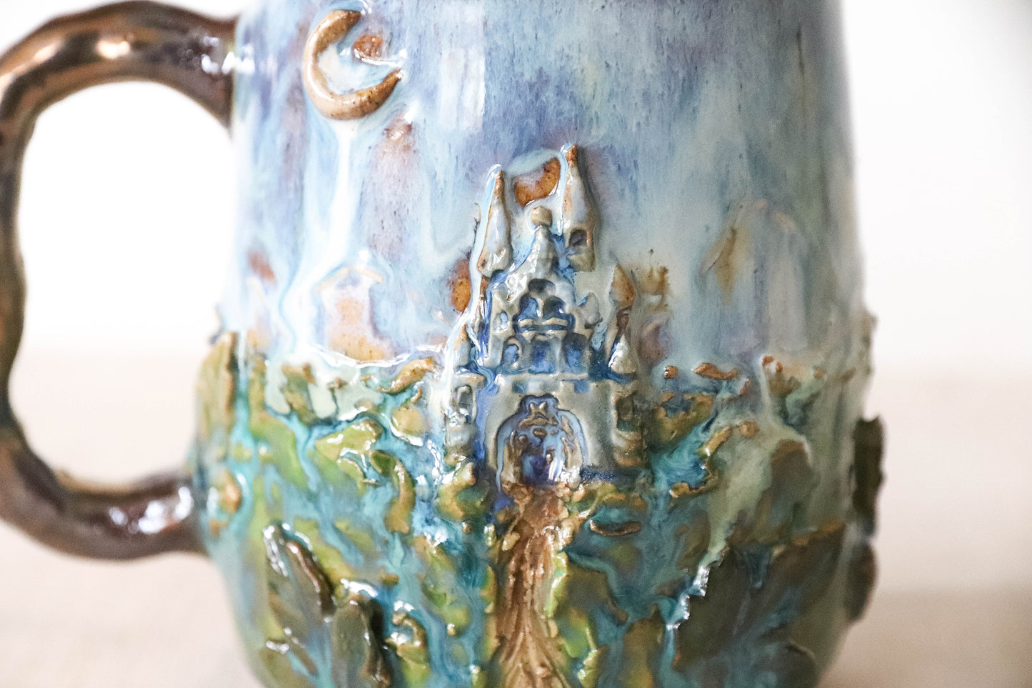 Fantasy Castle Stoneware Mug