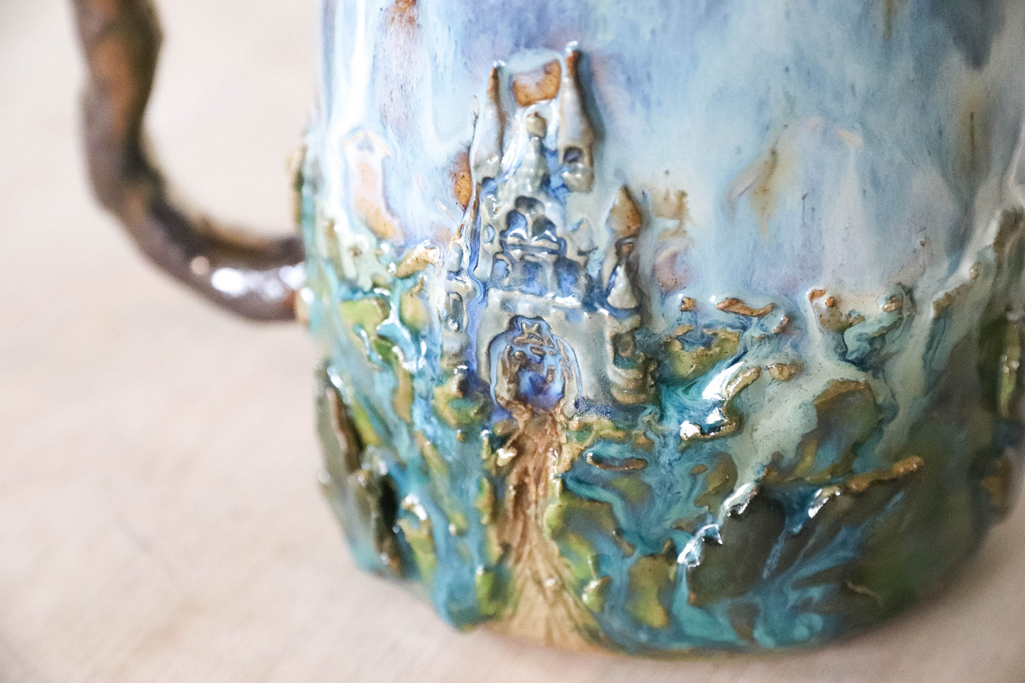 Fantasy Castle Stoneware Mug