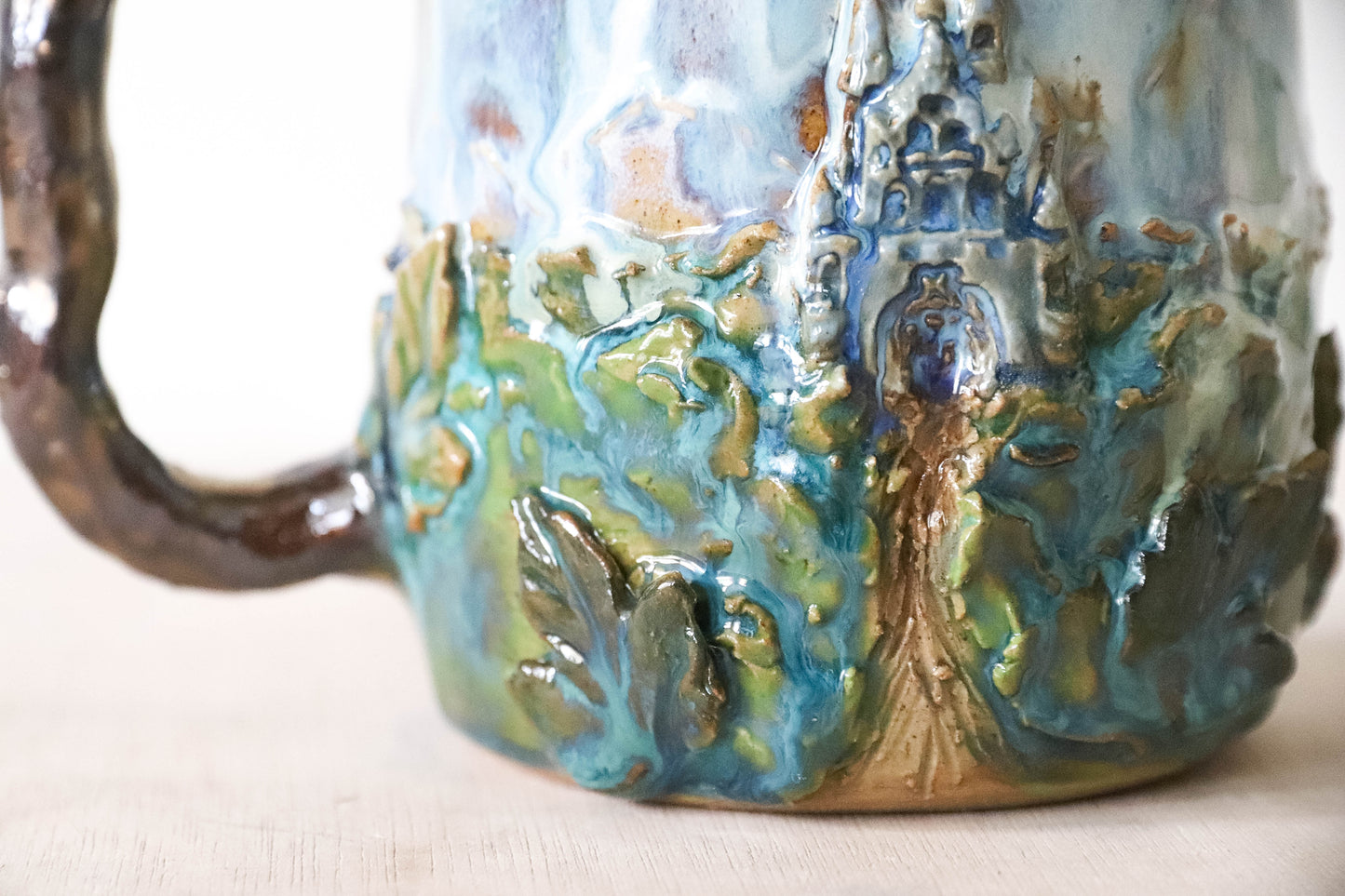 Fantasy Castle Stoneware Mug