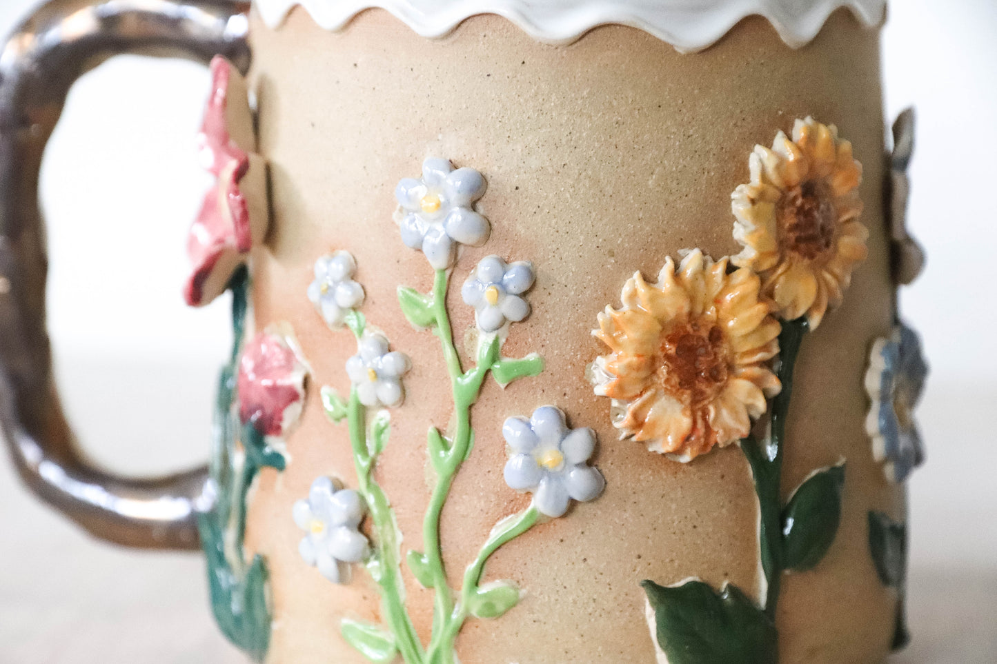 Spring Garden Stoneware Mug