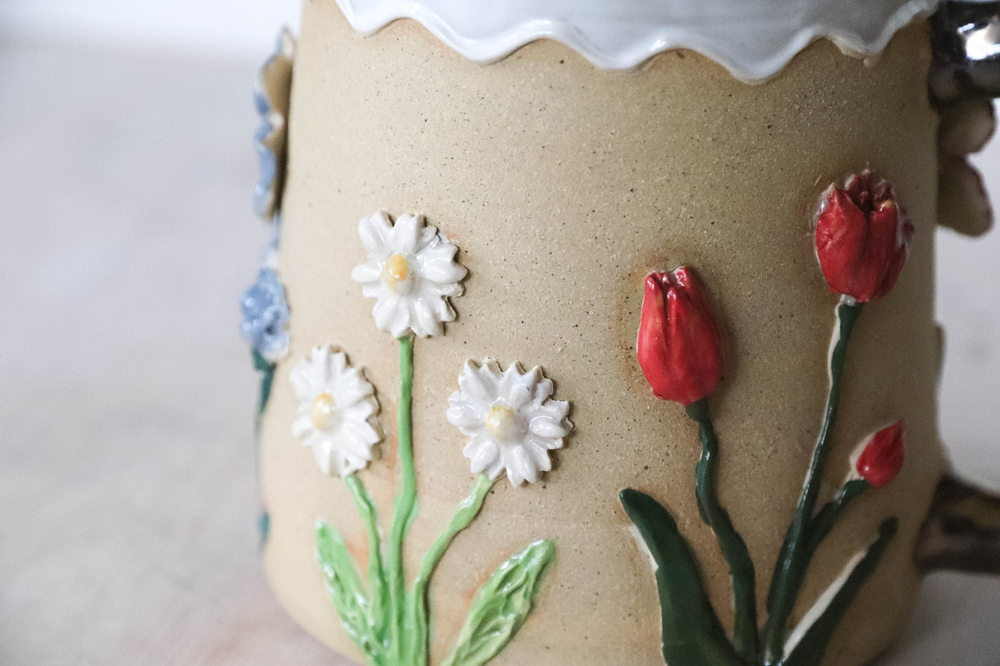 Spring Garden Stoneware Mug
