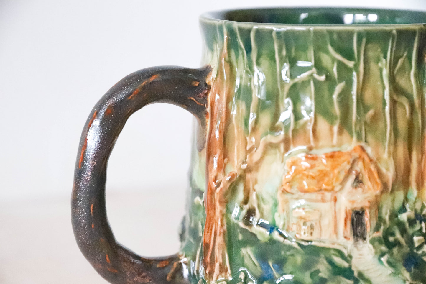 Fairytale Cottage in the Woods Stoneware Mug