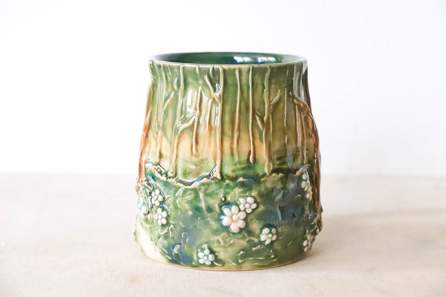 Fairytale Cottage in the Woods Stoneware Mug