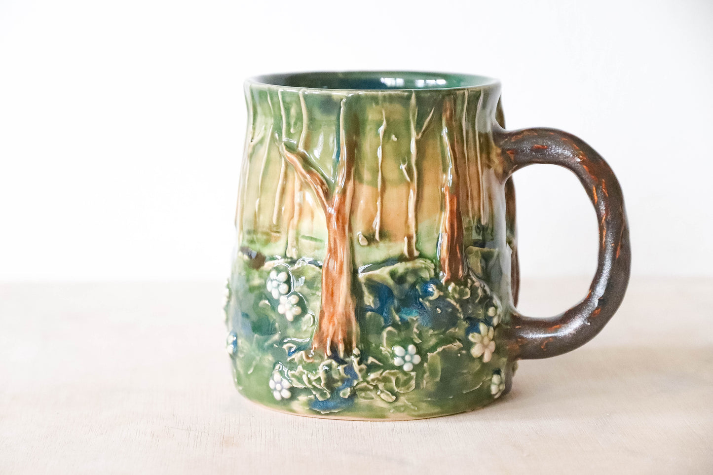 Fairytale Cottage in the Woods Stoneware Mug