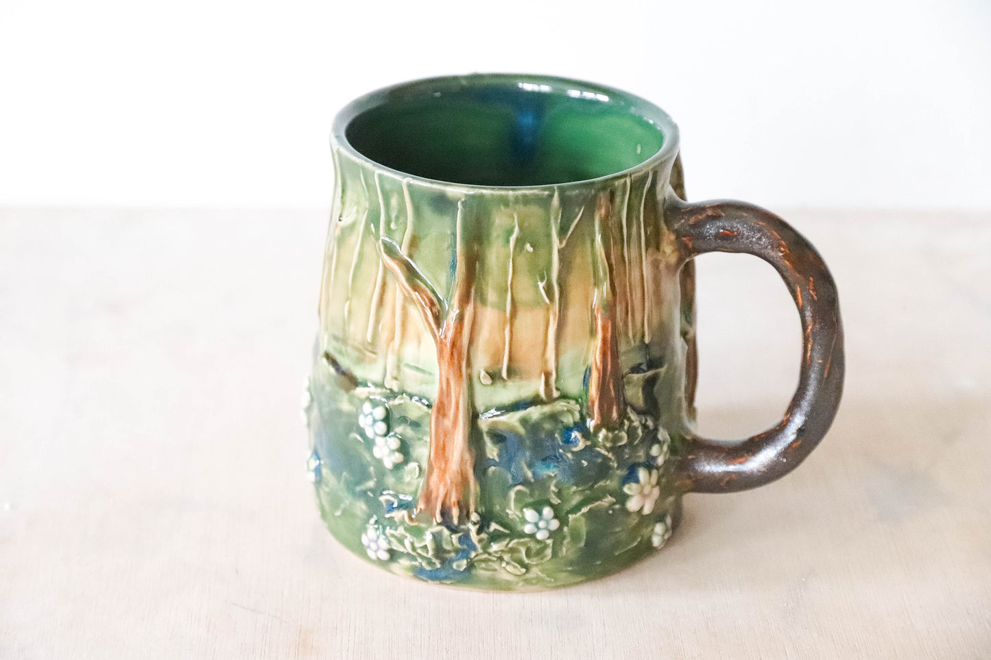 Fairytale Cottage in the Woods Stoneware Mug