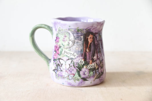 Purple is Cool Tulip Mug