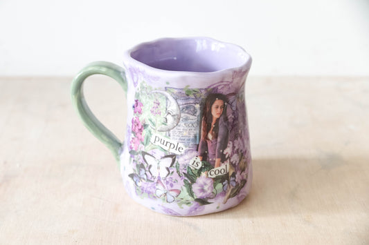 Purple is Cool Tulip Mug