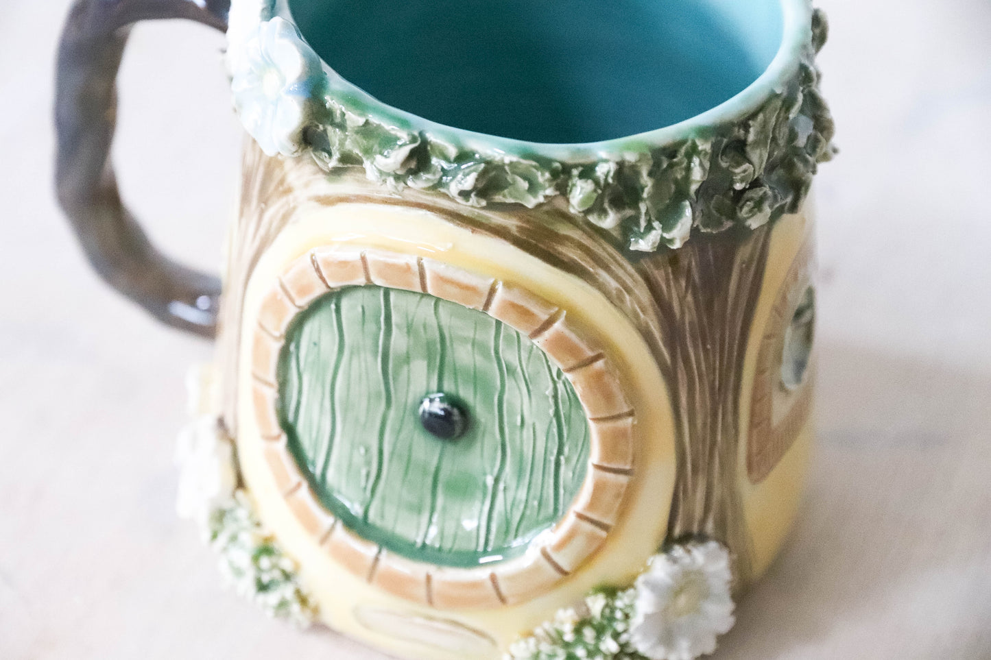 Yellow Hobbit House Stoneware Mug