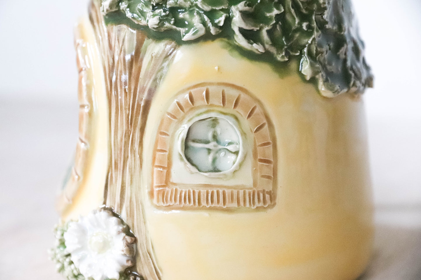 Yellow Hobbit House Stoneware Mug