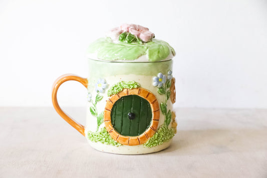 Floral Hobbit House Mug