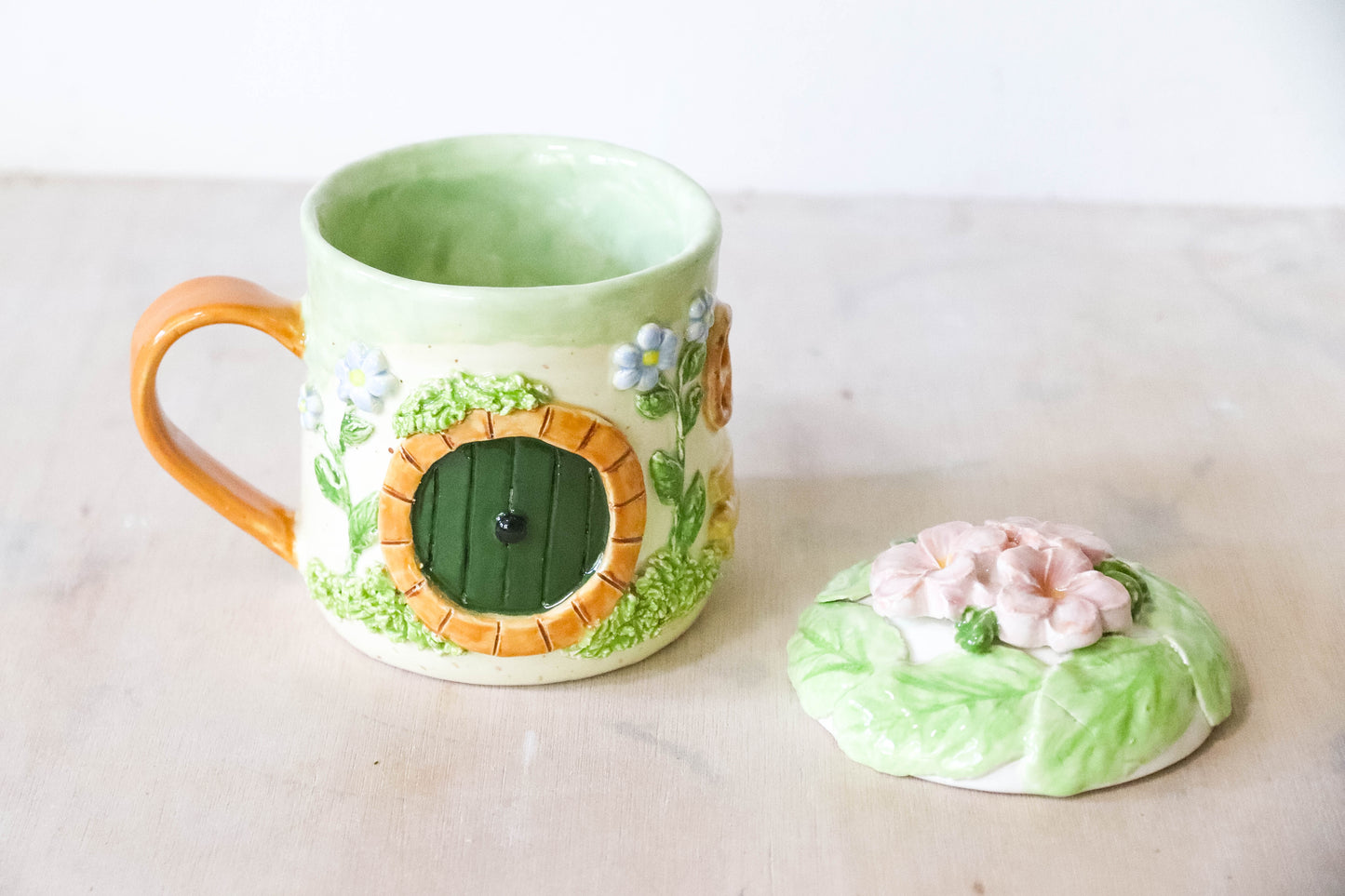 Floral Hobbit House Mug