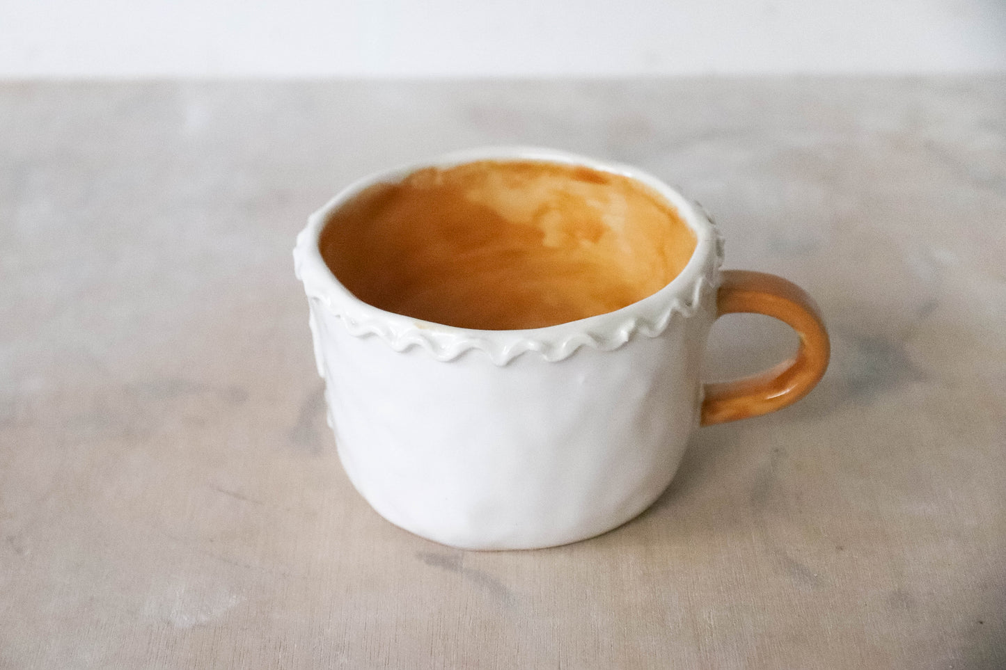 White Gingerbread House Short Mug