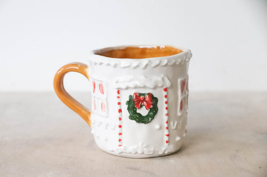 White Gingerbread Small Mug