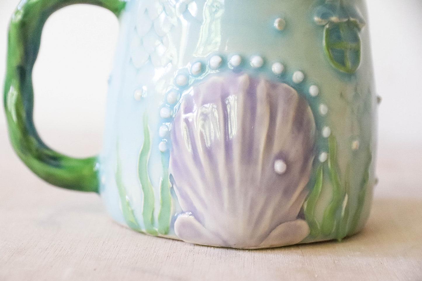 Water Fairy House Stoneware Mug