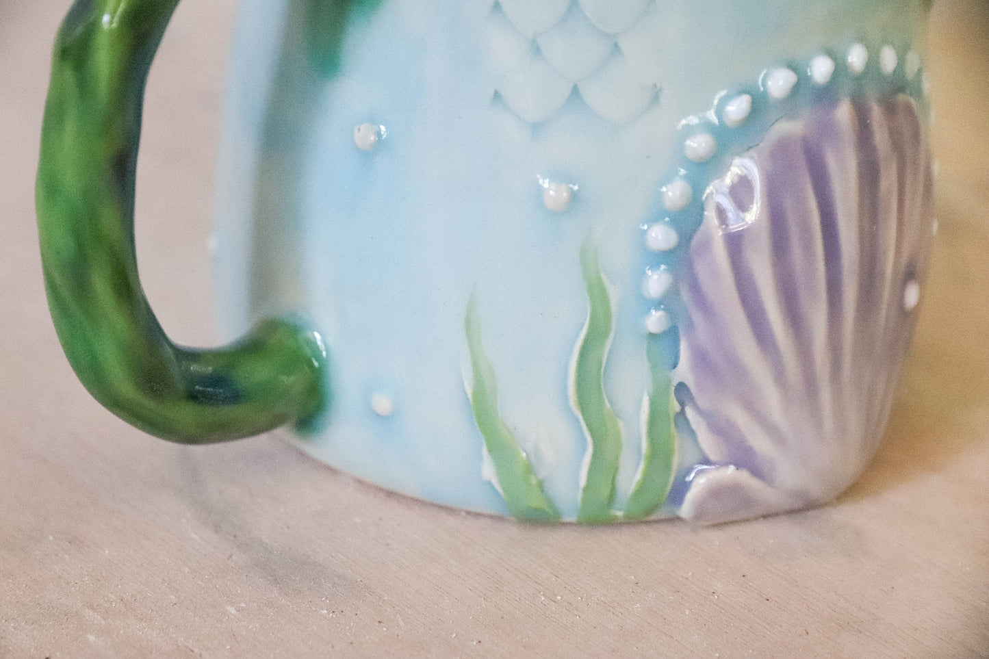 Water Fairy House Stoneware Mug
