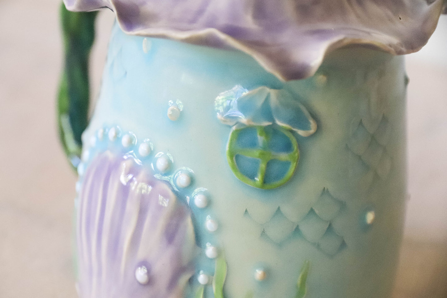 Water Fairy House Stoneware Mug