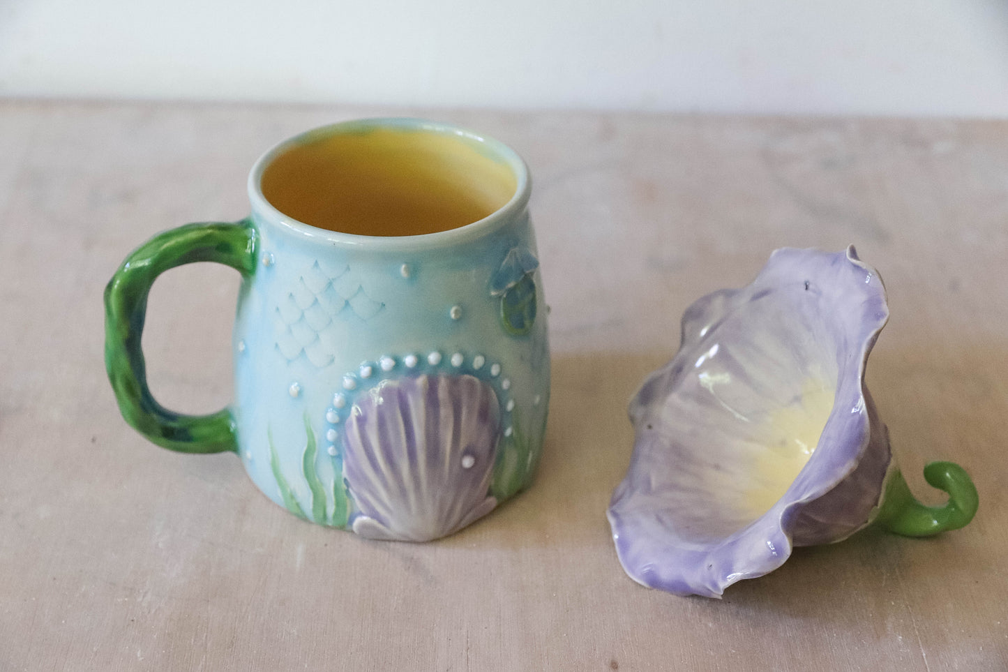 Water Fairy House Stoneware Mug