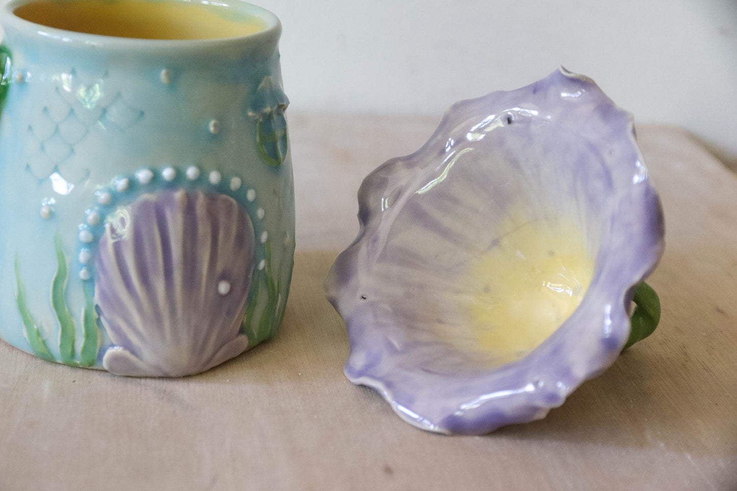 Water Fairy House Stoneware Mug
