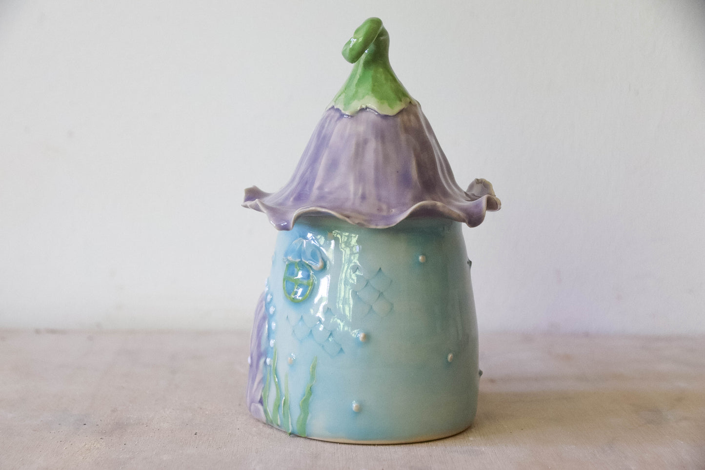 Water Fairy House Stoneware Mug
