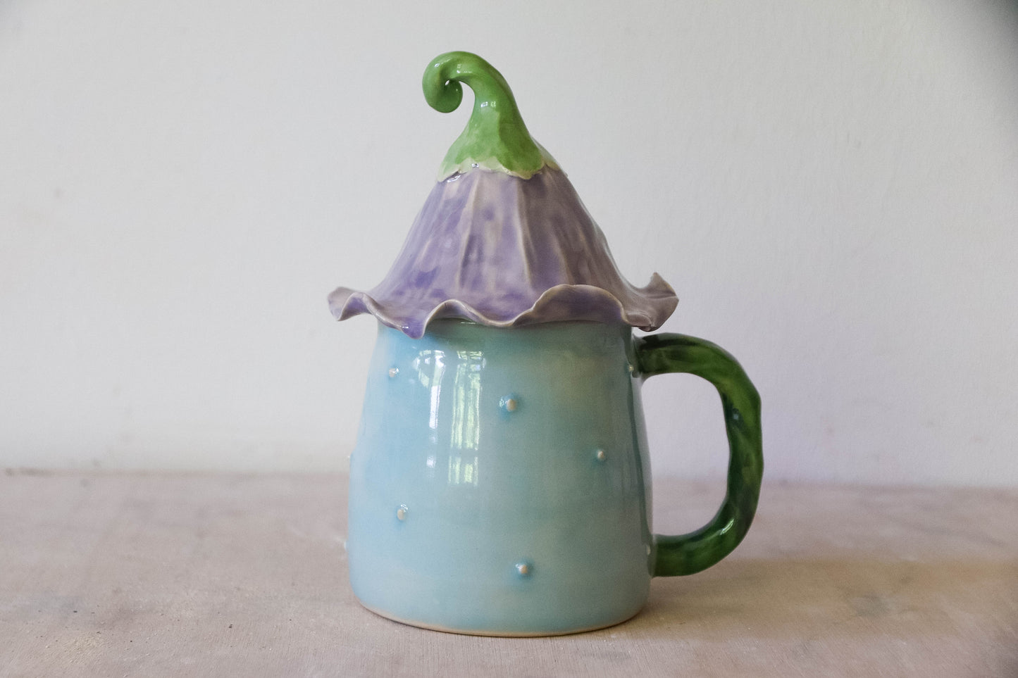 Water Fairy House Stoneware Mug