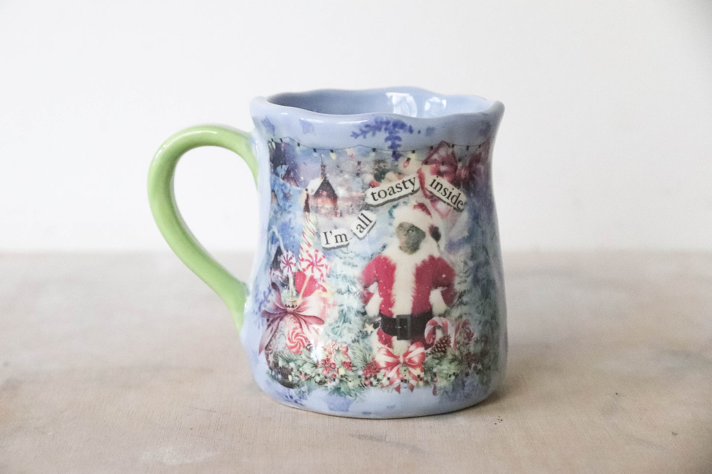 Blue Toasty Grinch Mug