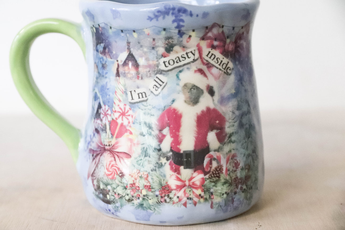 Blue Toasty Grinch Mug