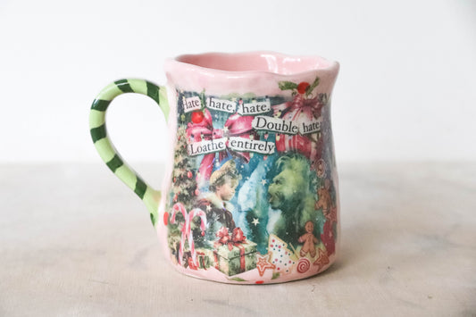 Pink Grinch Mug