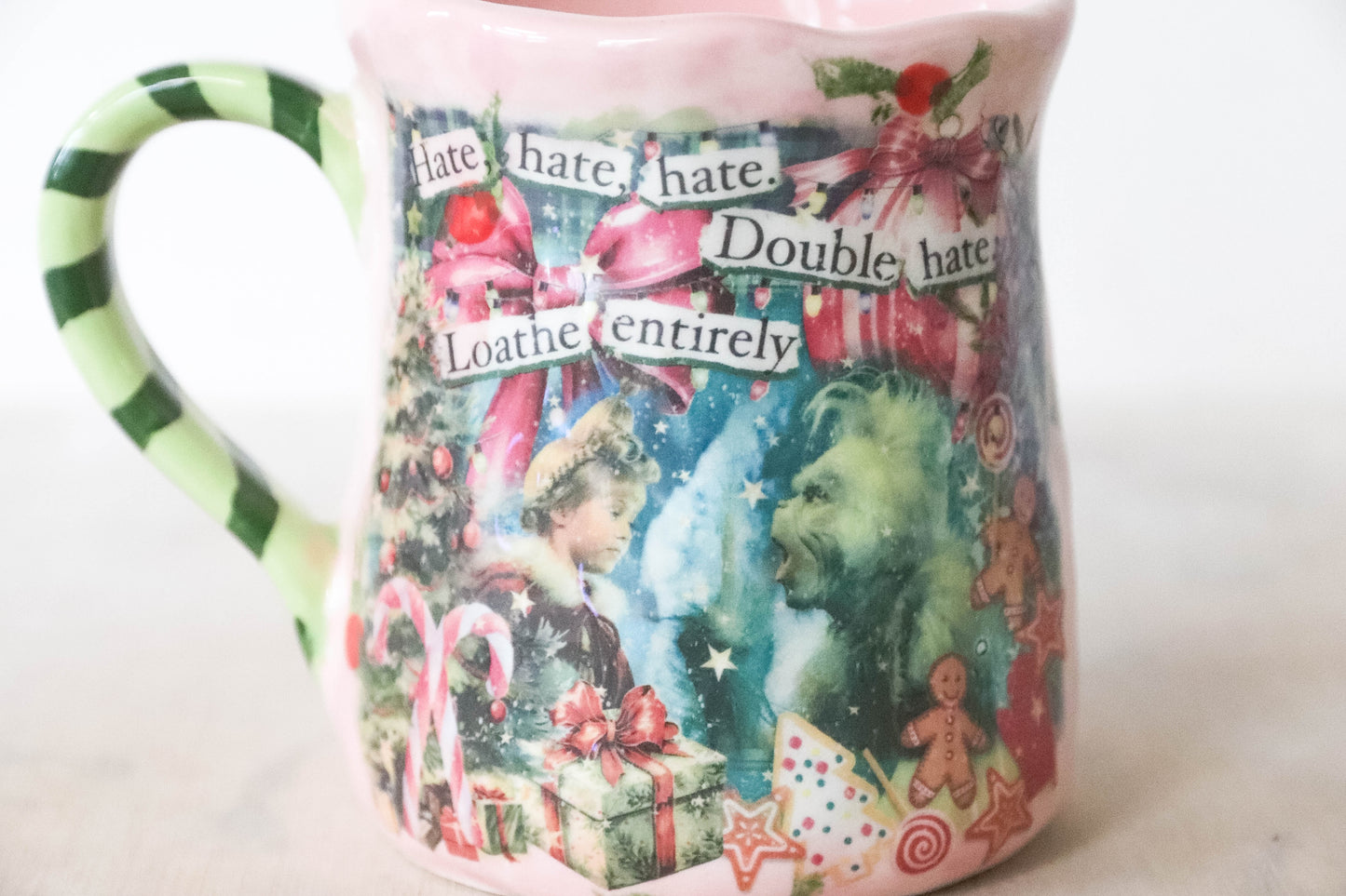 Pink Grinch Mug