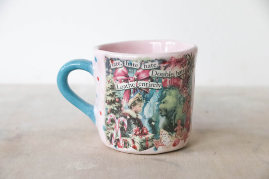 Pink Grinch Small Mug